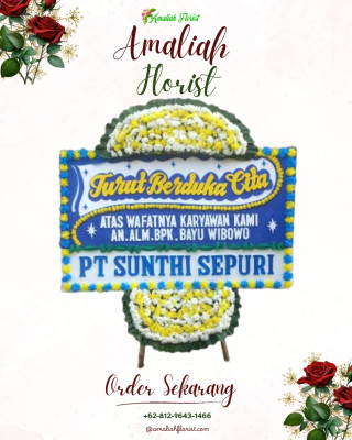 Papan Bunga Duka di Kota Matsum Iv