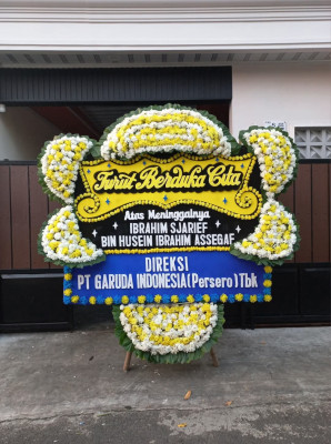 Papan Bunga Duka di Kota Matsum Iv